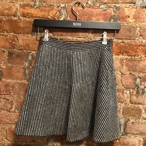 Zara Sequin Skater Skirt